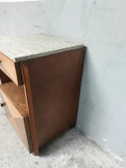 Pamono Art Deco Nightstand in Marble, 1950s><noscript><img width=
