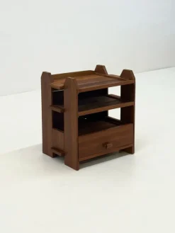 Pamono Art Deco Oak Bedside Table, 1970s> Nightstands