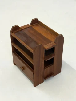 Pamono Art Deco Oak Bedside Table, 1970s><noscript><img width=