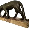 Online Pamono Art Deco Panther, 1920s, Bronze
