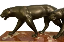 Online Pamono Art Deco Panther, 1920s, Bronze