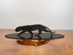 Online Pamono Art Deco Panther Sculpture, 1930s, Bronze
