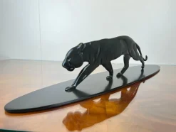 Online Pamono Art Deco Panther Sculpture, 1930s, Bronze