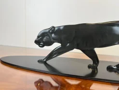 Online Pamono Art Deco Panther Sculpture, 1930s, Bronze