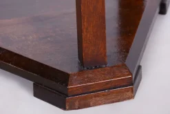 Pamono Art Deco Pedestal in Oak, 1920s> Pedestals And Columns