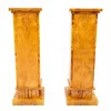 Online Pamono Art Deco Pedestals, 1940s, Poland, Set of 2