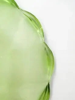Outlet Pamono Art Deco Plate from Hortensja Glassworks, Poland, 1930s