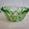 Hot Pamono Art Deco Plate in Uranium Glass, 1920s