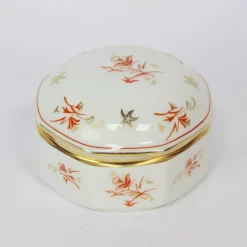 Pamono Art Deco Porcelain Box, Bavaria, 1930s> Trunks Crates & Baskets