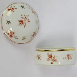 Pamono Art Deco Porcelain Box, Bavaria, 1930s><noscript><img width=