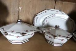 Online Pamono Art Deco Porcelain Dinner Service, 1930s, Set of 113