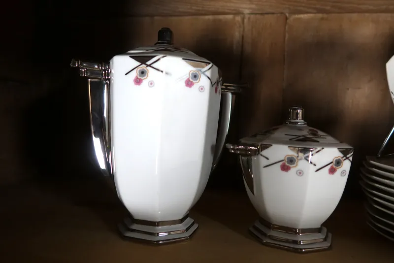 Online Pamono Art Deco Porcelain Dinner Service, 1930s, Set of 113