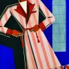Pamono Art Deco Poster of Man in Dressing Gown by Theodor Kindel, 1920s> Posters