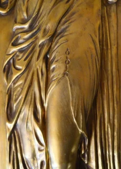 Pamono Art Deco Reliefs with the Nymphs of the Fountain, Early 20th Century, Bronzes, Set of 2><noscript><img width=