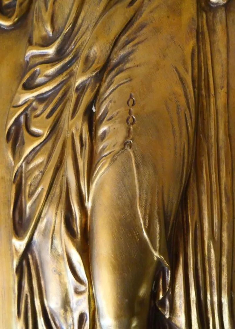 Pamono Art Deco Reliefs with the Nymphs of the Fountain, Early 20th Century, Bronzes, Set of 2> Art Deco