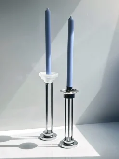 Discount Pamono Art Deco Revival Candleholders, 1980s, Set of 2
