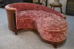 Pamono Art Deco Rognon Sofa in Mahogany Veneer, 1930s> Couches & Sofas