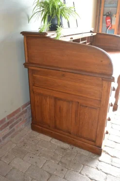 Online Pamono Art Deco Roller Shutter Secretaire in Oak