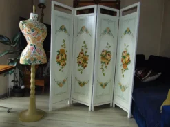 New Pamono Art Deco Room Divider & Mannequin, 1920s, Set of 2