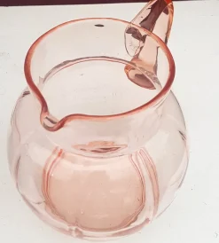 Online Pamono Art Deco Rosaline Glass Pitcher, 1920s