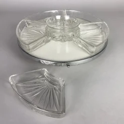 Pamono Art Deco Rotating Tray or Lazy Susan, 1930s><noscript><img width=