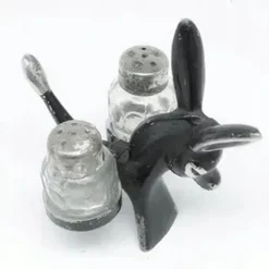 New Pamono Art Deco Salt and Pepper Pot from Herta Baller, Austria, 1930s, Set of 3