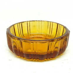Pamono Art Deco Salt Holder from Zabkowice Glassworks, Poland, 1930s><noscript><img width=