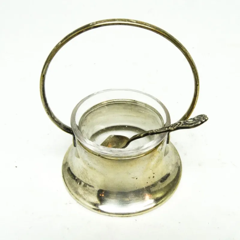 Outlet Pamono Art Deco Salt Holder, Germany, 1930s