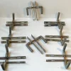 Pamono Art Deco Scandinavian Door Handles in Brass, 1930s, Set of 8> Architectural Elements