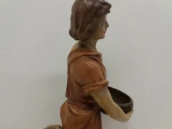 Pamono Art Deco Sculpture of Woman, 1930s><noscript><img width=