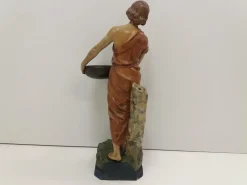 Pamono Art Deco Sculpture of Woman, 1930s><noscript><img width=