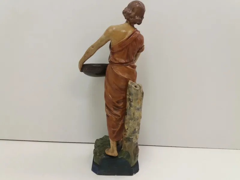 Pamono Art Deco Sculpture of Woman, 1930s> Art Deco