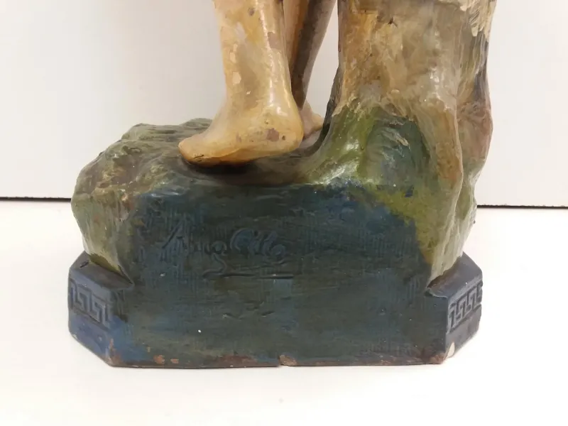 Pamono Art Deco Sculpture of Woman, 1930s> Art Deco