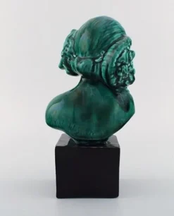 Pamono Art Deco Sculpture of Young Woman by Maxime Real del Sarte for Sevres, 1930s><noscript><img width=