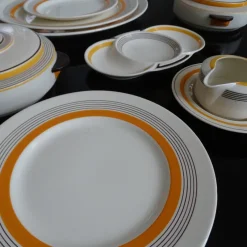 Pamono Art Deco Service from Royal Doulton, 1930s, Set of 27><noscript><img width=