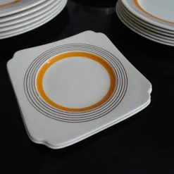Pamono Art Deco Service from Royal Doulton, 1930s, Set of 27><noscript><img width=