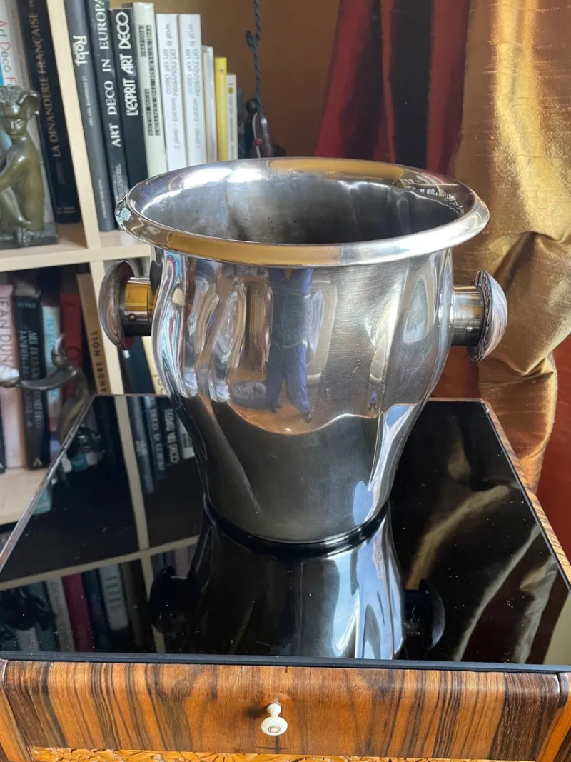 Clearance Pamono Art Deco Silver-Plated Champagne Cooler from WMF, Germany, 1930s