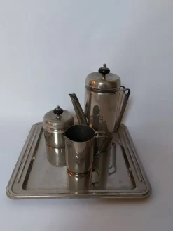 Clearance Pamono Art Deco Silver-Plated Coffee Service, 1930s, Set of 4