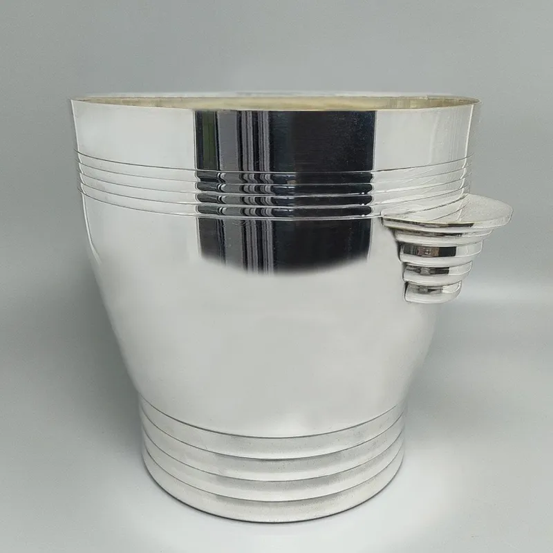Sale Pamono Art Deco Silver-Plated Ice Bucket from Vuillermet, France, 1930s