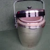 Pamono Art Deco SIlver-Plated Ice Bucket with Insert from Erhard, 1940s> Ice Buckets & Wine Coolers
