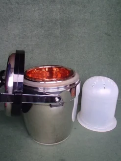 Pamono Art Deco SIlver-Plated Ice Bucket with Insert from Erhard, 1940s> Ice Buckets & Wine Coolers