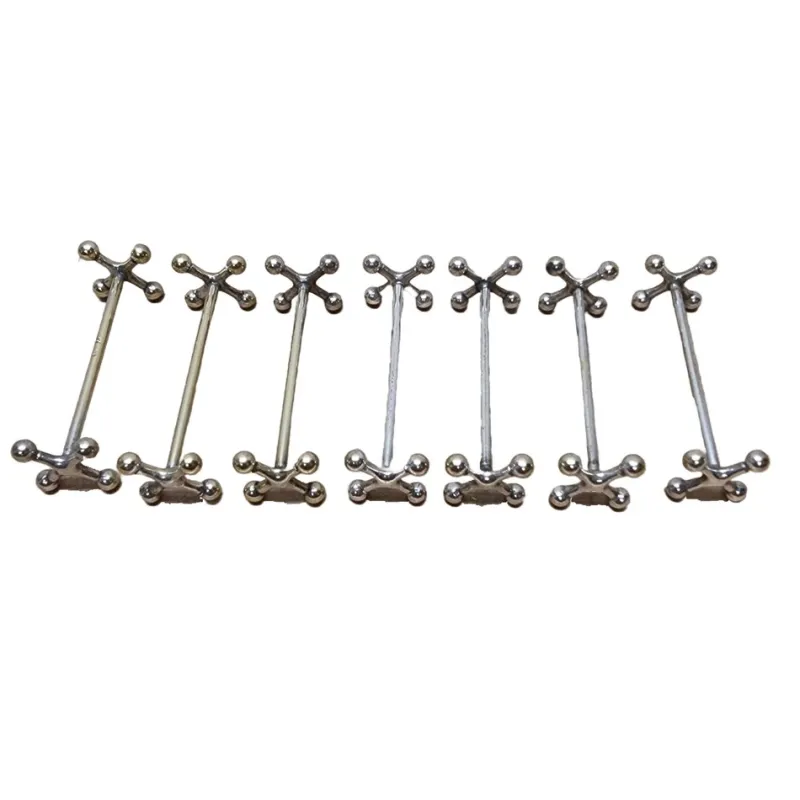 Outlet Pamono Art Deco Silver-Plated Knife Rests from Miele & Co., 1890s, Set of 7