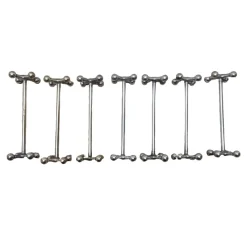 Outlet Pamono Art Deco Silver-Plated Knife Rests from Miele & Co., 1890s, Set of 7