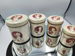 Pamono Art Deco Spice Containers, Set of 4