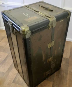 Pamono Art Deco Steamer Trunk by Hartman Luggage Co., 1890s> Trunks Crates & Baskets