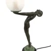 Pamono Art Deco Style Clarity Sculpture Table Lamp from Max Le Verrier, 2024> Table Lamps