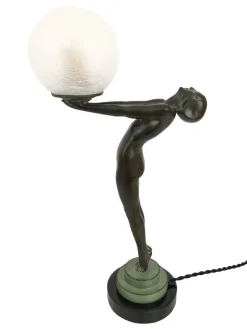 Pamono Art Deco Style Clarity Sculpture Table Lamp from Max Le Verrier, 2024> Table Lamps