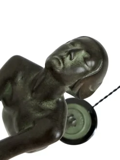 Pamono Art Deco Style Clarity Sculpture Table Lamp from Max Le Verrier, 2024><noscript><img width=