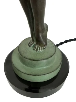 Pamono Art Deco Style Clarity Sculpture Table Lamp from Max Le Verrier, 2024><noscript><img width=
