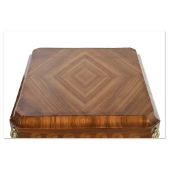 Pamono Art Deco Style Column in Marquetry, 1920s